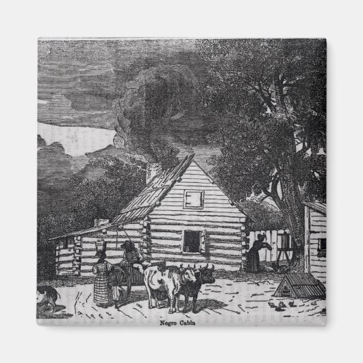 Negro Cabin Magneet (Voorkant)