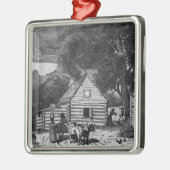 Negro Cabin Metalen Ornament (Links)