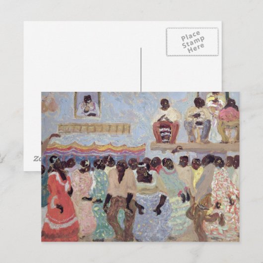 Negro Dance Briefkaart (Voorkant / Achterkant)