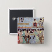 Negro Dance Vierkante Button 5,1 Cm (Voorkant /achterkant)