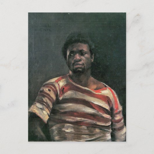 Negro Othello van Lovis Corinth Briefkaart (Voorkant)