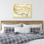 Negroland en Guinee Canvas Afdruk (Insitu (Slaapkamer))