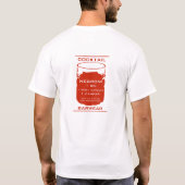 Negroni Cocktail - Cocktail Bardon T-shirt (Achterkant)