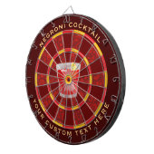 Negroni Cocktail Dartbord (Voorkant Rechts)