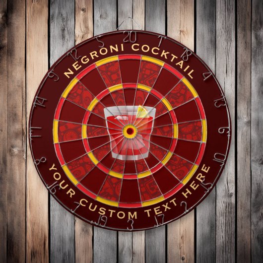 Negroni Cocktail Dartbord