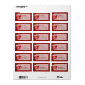 Negroni Cocktail Etiket (Full Sheet)