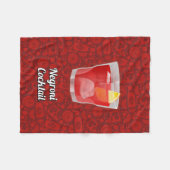 Negroni Cocktail Fleece Deken (Voorkant (Horizontaal))