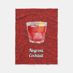Negroni Cocktail Fleece Deken