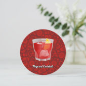 Negroni Cocktail Kaart (Staand voorkant)