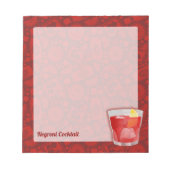 Negroni Cocktail Notitieblok (Voorkant)