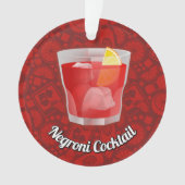 Negroni Cocktail Ornament (voorkant)