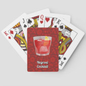 Negroni Cocktail Pokerkaarten (Achterkant)