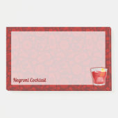Negroni Cocktail Post-it® Notes (Voorkant)