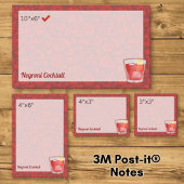 Negroni Cocktail Post-it® Notes