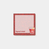 Negroni Cocktail Post-it® Notes (Voorkant)