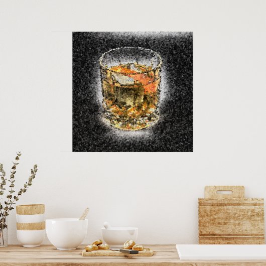 Negroni Cocktail Poster (Keuken)