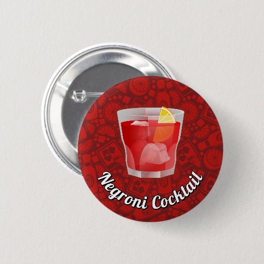 Negroni Cocktail Ronde Button 5,7 Cm (Voorkant /achterkant)