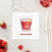 Negroni Cocktail Servet (Insitu)
