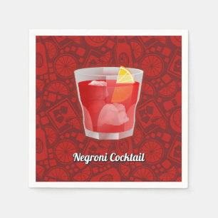 Negroni Cocktail Servet