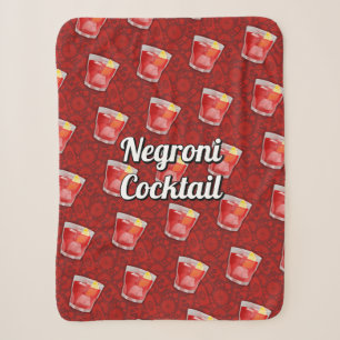 Negroni Cocktail Sherpa Deken