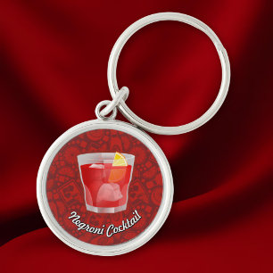 Negroni Cocktail Sleutelhanger
