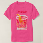Negroni Cocktail T-shirt (Design voorkant)