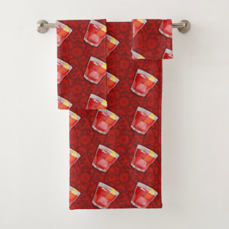 Negroni Cocktailpatroon Bad Handdoek