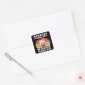 Negroni gaat uit in wijsheid vierkante sticker (Envelop)