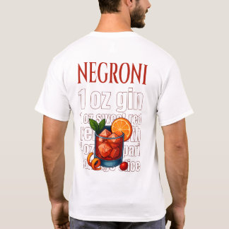 Negroni T-Shirt – Bold Italian Aperitif