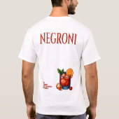 Negroni T-Shirt – Bold Italian Aperitif (Achterkant)