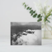 Negropiloten in Vliegtuig met haaienvinnen P-40 Vo Briefkaart (Staand voorkant)