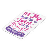 Nehemia 8:10 De vreugde van de Heer is mijn KRACHT Magneet (Linkerzijde)