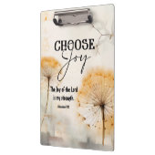 Nehemia 8:10 Vreugde van de Heer Bijbel Paardenblo Klembord (Links)