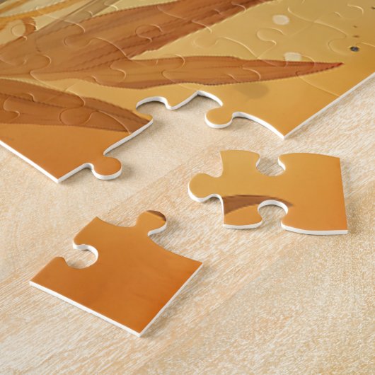 Nehemia 8:10 Vreugde van de Heer Bijbel Paardenblo Legpuzzel (Zijkant)