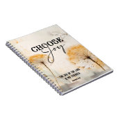 Nehemia 8:10 Vreugde van de Heer Bijbel Paardenblo Notitieboek (Rechterzijde)