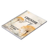 Nehemia 8:10 Vreugde van de Heer Bijbel Paardenblo Notitieboek (Linkerzijde)