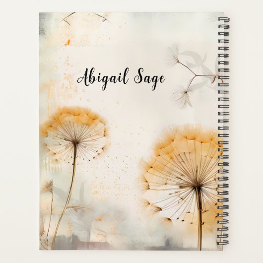 Nehemia 8:10 Vreugde van de Heer Bijbel Paardenblo Planner (Achterkant)