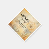 Nehemia 8:10 Vreugde van de Heer Bijbel Paardenblo Servet (Hoek)