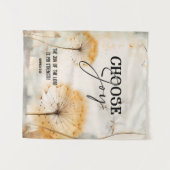 Nehemia 8:10 Vreugde van de Heer Bijbel Paardenblo Wandkleed (Voorkant (horizontaal))