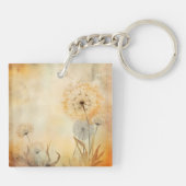 Nehemia 8:10 Vreugde van de Heer Bijbel Verse Bloe Sleutelhanger (Achterkant)