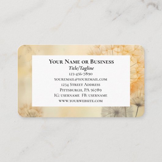 Nehemia 8:10 Vreugde van de Heer Bijbel Verse Bloe Visitekaartje (Achterkant)