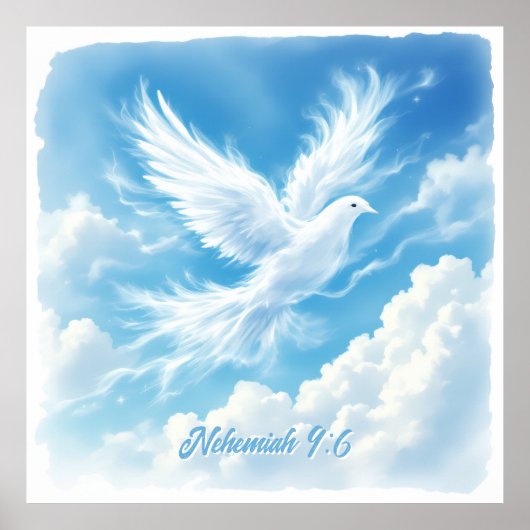 Nehemia 9:6 poster (Voorkant)