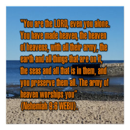 Nehemia 9:6 WEBU Perfect Poster