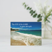 Nehemiah 8:10 De vreugde van de Heer is jouw krach Briefkaart (Staand voorkant)