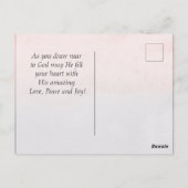 Nehemiah 8:10 De vreugde van de Heer is mijn krach Briefkaart (Achterkant)