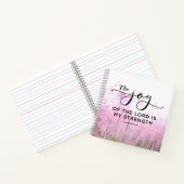 Nehemiah 8:10 De vreugde van de Heer is mijn krach Notitieboek (Binnen)