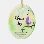 Nehemiah 8:10 De vreugde van de Heer is Uw Sterkte Keramisch Ornament (Rechts)