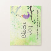 Nehemiah 8:10 De vreugde van de Heer is Uw Sterkte Legpuzzel (Verticaal)