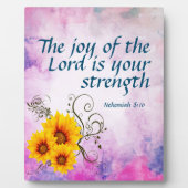 Nehemiah 8:10 fotoplaat (Voorkant)