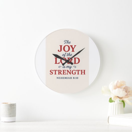 Nehemiah 8:10 grote klok (Huis)